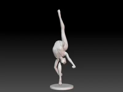 Gymnast-gymnastic Pose 3D print model