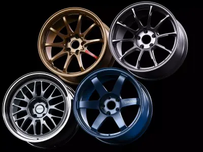 Volk Rays Racing Wheels Package