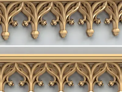 Molding 053 Gothic 3D model