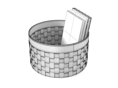 Cestino Basket 3D model