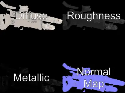 Decorative Bottle Opener D Model Pack Low-poly 3D model