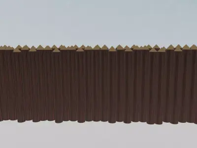 Wooden Wall Free 3D model purchase
