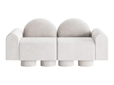 MILLESIME 2P SOFA 3D model