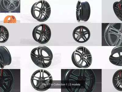 Rim 17 in Collection 1 3D Model Pack