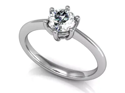 Wedding Ring 3D print model 43