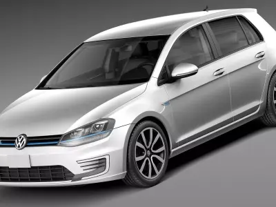 Volkswagen Golf GTE 2015 3D model