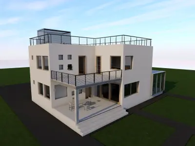 Residential house 3D model