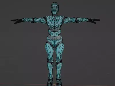 Y bot Free 3D model