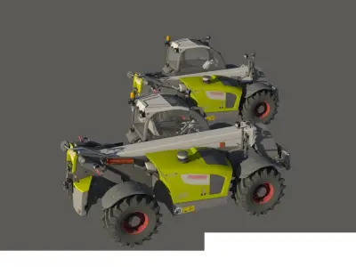 Claas Scorpion  Low-poly 3D model