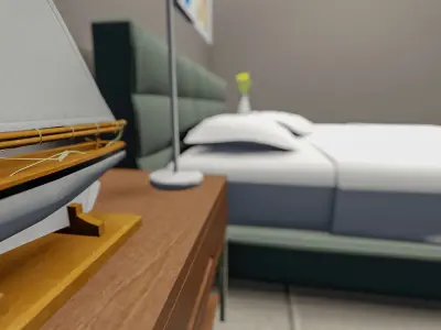 Arc Desain Interior Sleeping Room 3D model