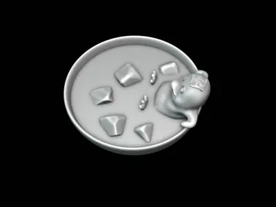 Penguin Paperclip box 3D print model