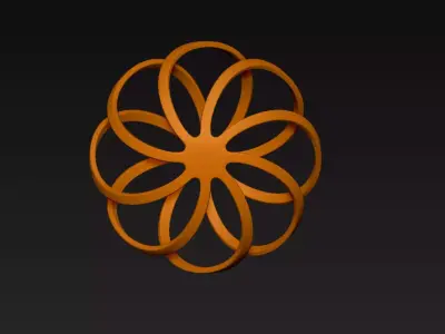 Gold Ornament 3D print model