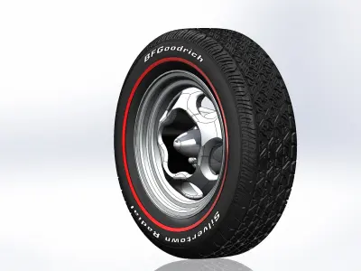 Custom wheels Motor Wheel Spyder 15inch for scale model 3D print model