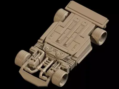 SCI-FI Car 3D print model