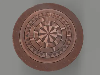 Puzzle Circle Prop Low-poly 3D model