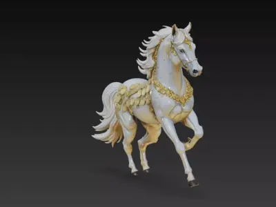 Christmas Creations - Horse 3D print model