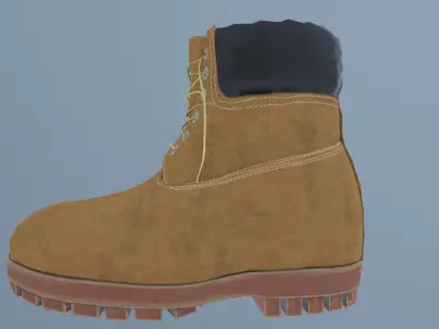 TIMBERLAND STYLISED SHOES PBR Low-poly 3D model
