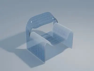 Ghost Chair Replica 4K 3D model