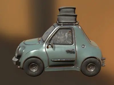 Cartoon Car Classic 3D model