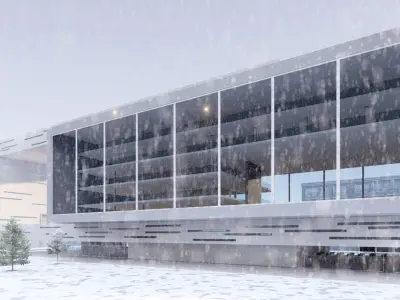 MODERN OFFICE BUILDING 3D model