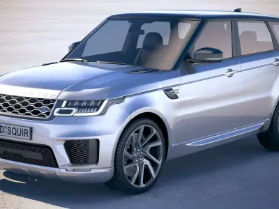 Range Rover Sport PHEV 2018 3D model