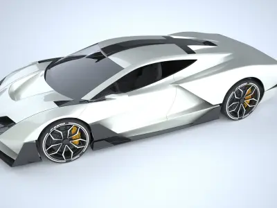 Hybercar Aria FXE 3D model