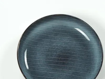 broste copenhagen - nordic sea deep plate  3D model