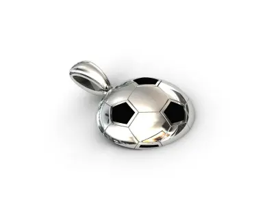 Football Pendant Jewelry Model Ball 3DM STL 3D print model