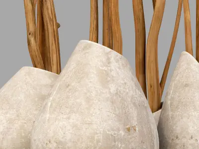Branch slice vase n3 3D model