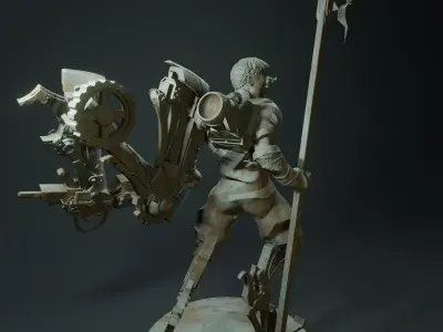 Custom Techmarine  Free 3D print model