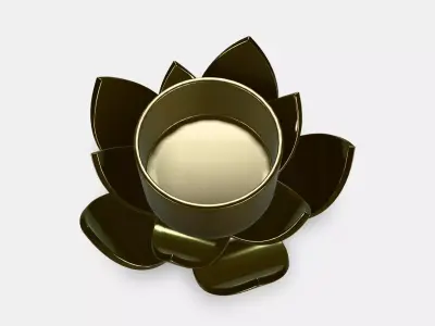 KNASTRIGT Tealight holder Low-poly 3D model