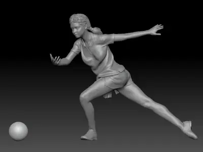 BOWLING GIRL 2 3D print model