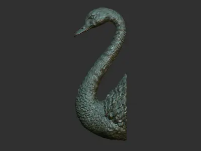Black swan 3D print model