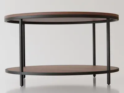 Coffee Table - Round Coffee Table 3D model