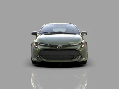 Toyota Auris corolla 2020 Organizing  3D model
