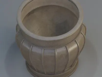 Garden urn planter53 3D model