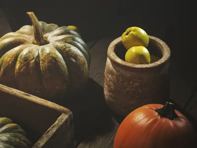 POLYPASTA - Autumn Set 01 3D model