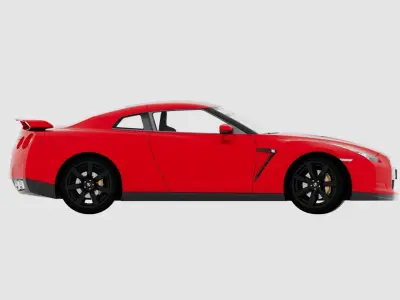 NISSAN GTR R35 2010 3D model