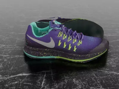 NIKE ZOOM PEGASUS 33 3D SHOES 3D model