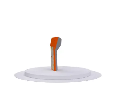 HANDHELD CASHIER Low-poly 3D model
