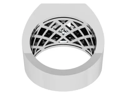 Square Halo Band 4457 3D print model