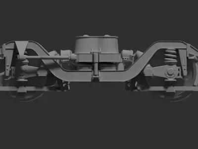 TRAIN BOGIES 3D model