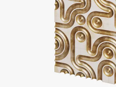 Panel 3d lines 3D model