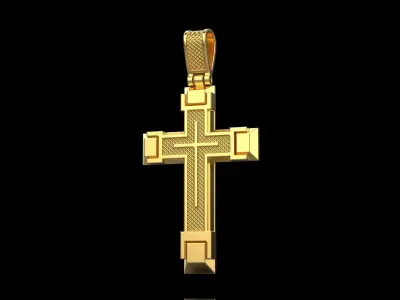 Pendant Cross N15 3D print model