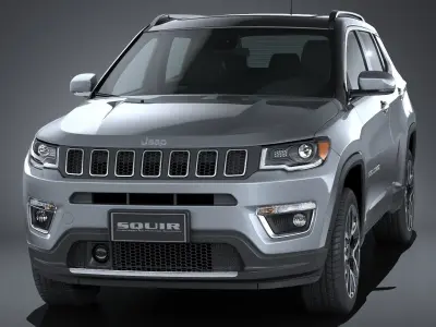 Jeep Compass Limited 2017 3D model