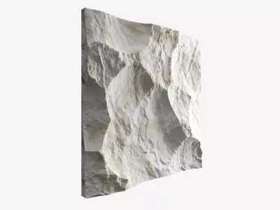 178-RockPanel sandstone wall art 3D model