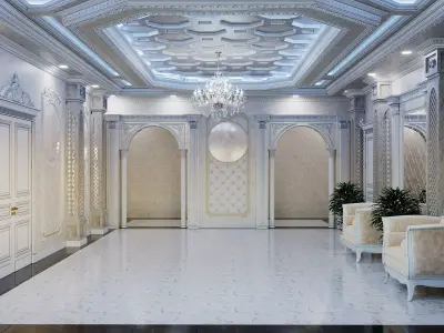 Classic hall 3D model