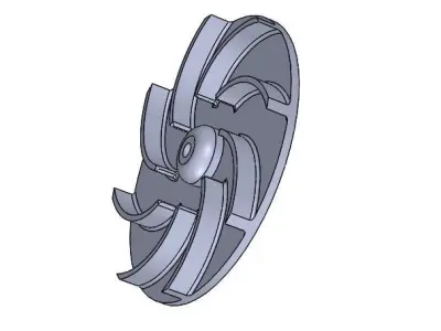 centrifugal impeller fan 3D model