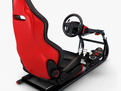 Racing Game Simulator v 2 3D model