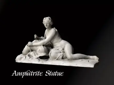 Amphitrite statue 3D model
